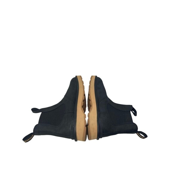 Sorel Chelsea Boots Women's Size 7 Black Leather Pull Tab - Picture 7 of 10